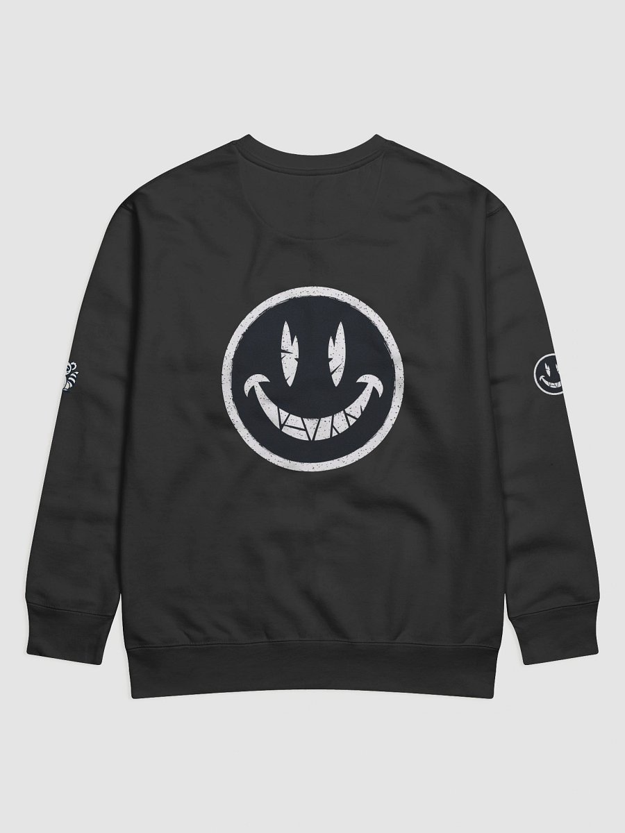 Edgy Grin Smiley Face Premium Sweatshirt product image (5)