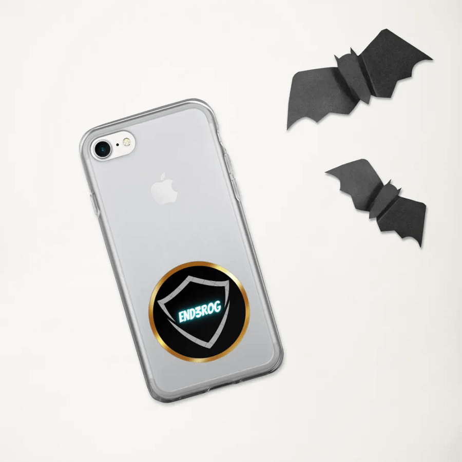 Glowing Shield Logo Clear iPhone Case product image (333)