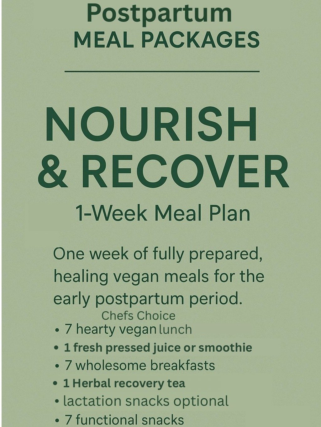 Nourish & Recover 1 week Meal Plan product image (1)