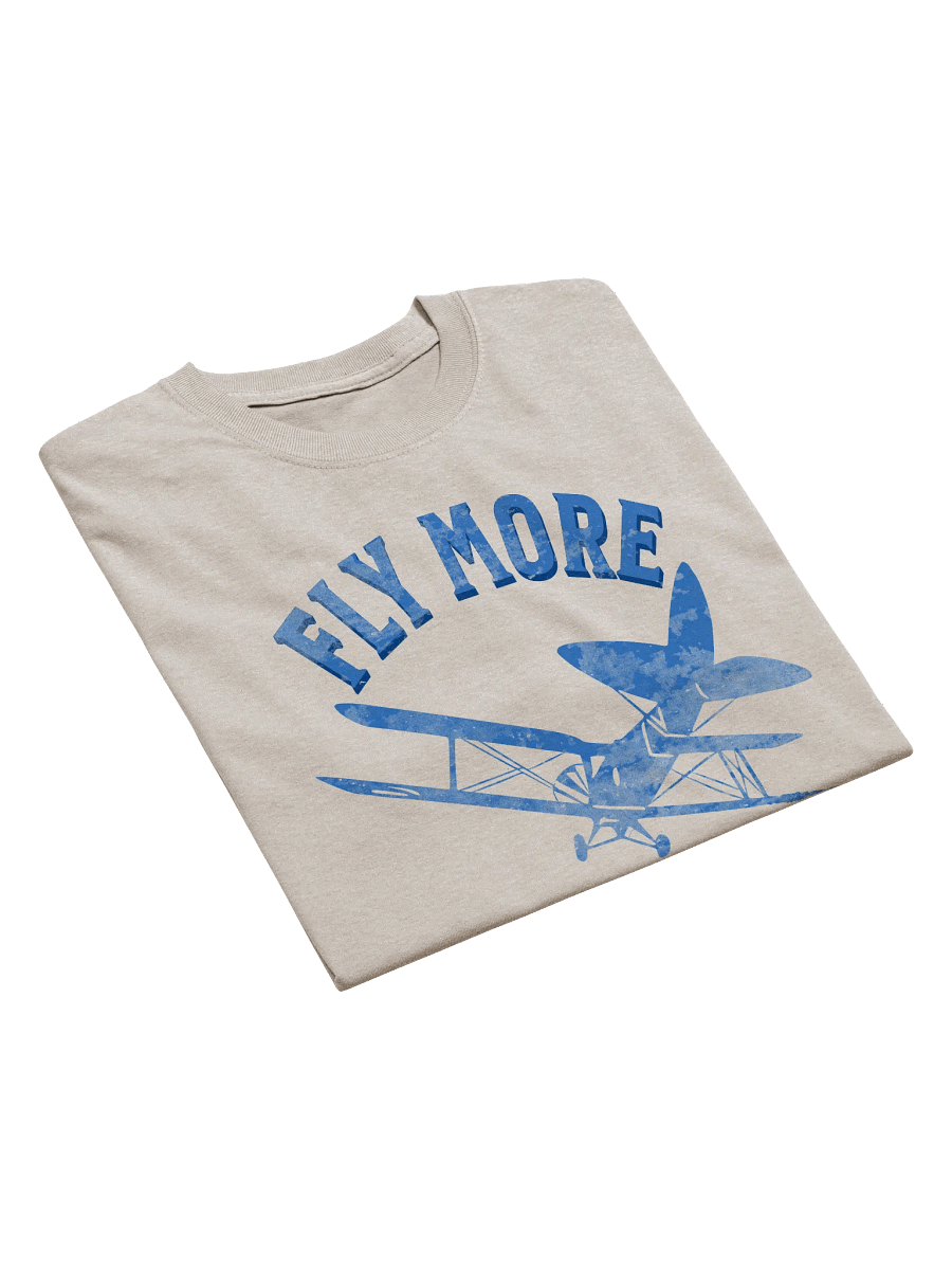 Fly More Worry Less - Biplane - Tee product image (15)
