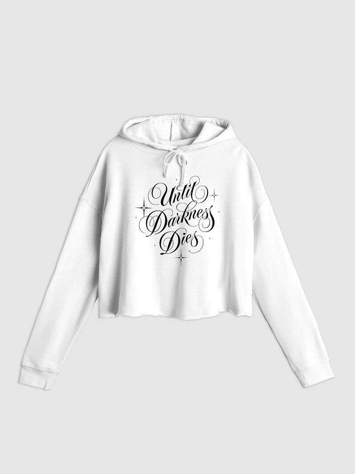 Until Darkness Dies (simple design) Women’s Lightweight Cropped Hoodie product image (25)