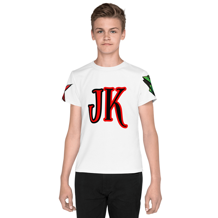 Joshua and Vincent All-Over Print Youth Crew Neck T-Shirt product image (1)