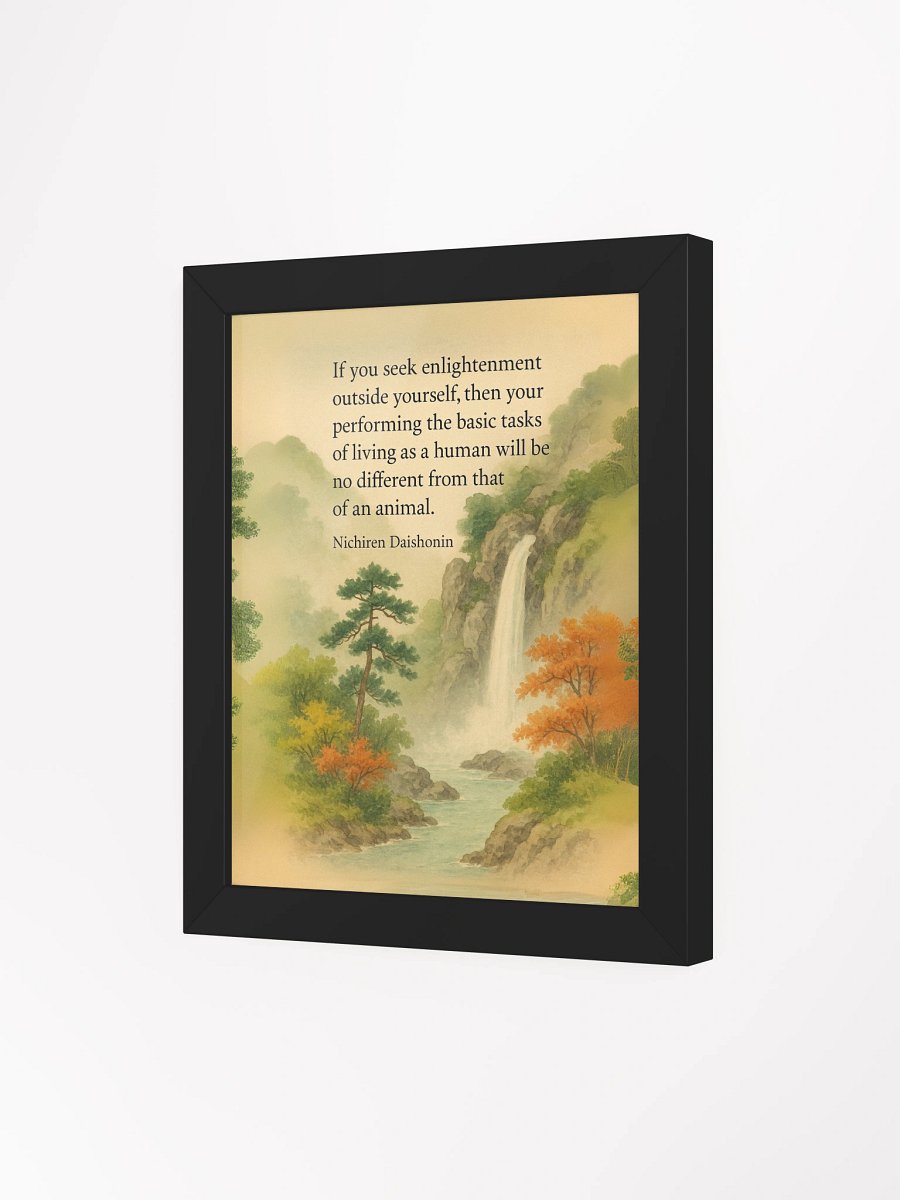 Nichiren Daishonin Inspirational Quote Wall Art – Enlightenment Within product image (80)
