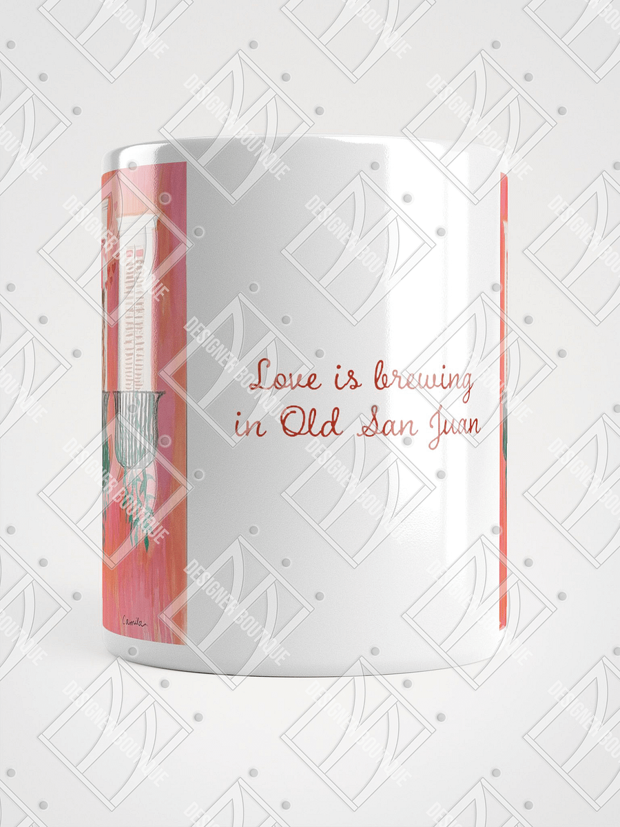 NN Designer Boutique x Camila Arraiza: Mug(Brunette) – Love is Brewing in Old San Juan product image (2)
