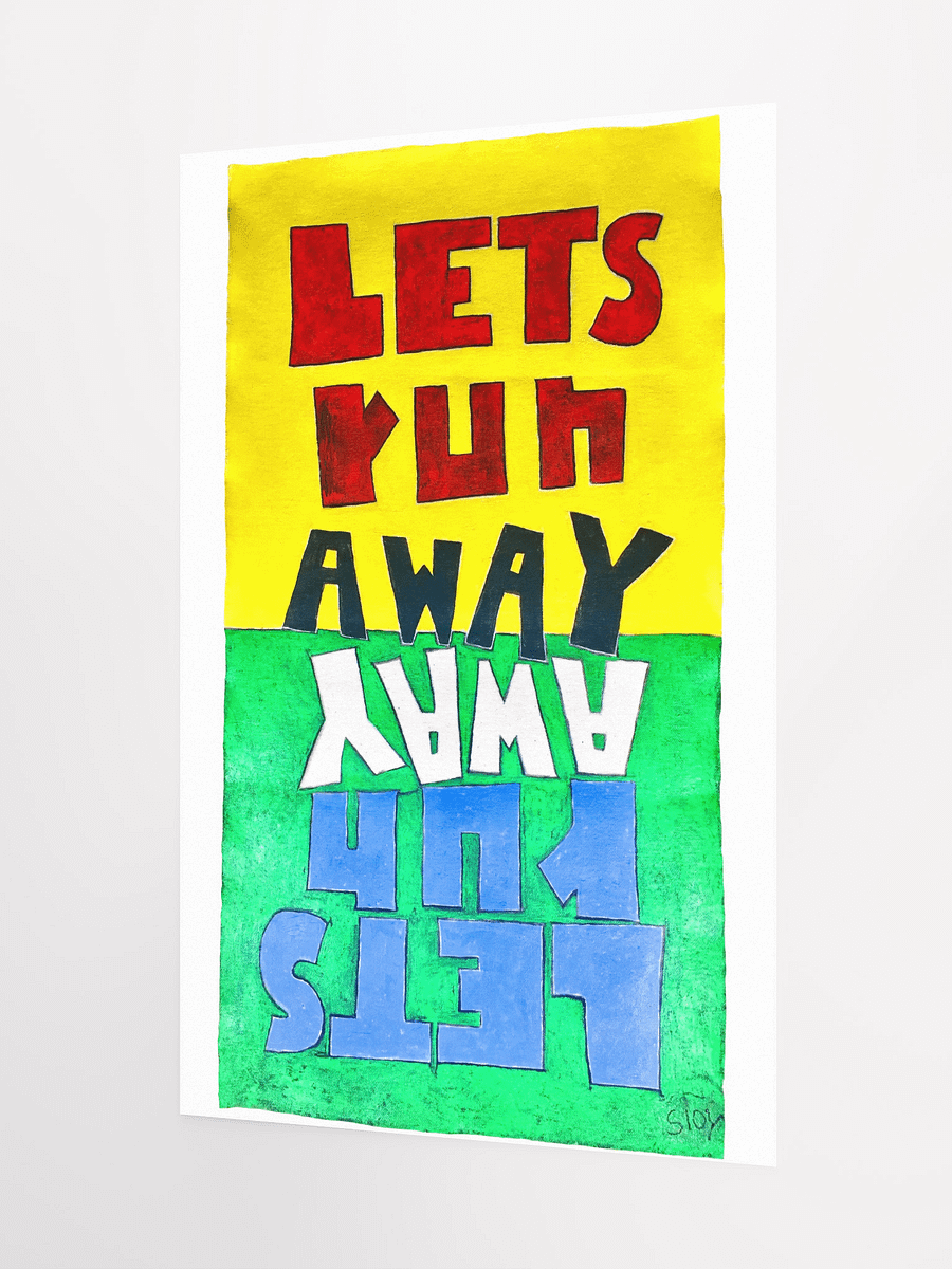 Lets Run Away Poster product image (4)