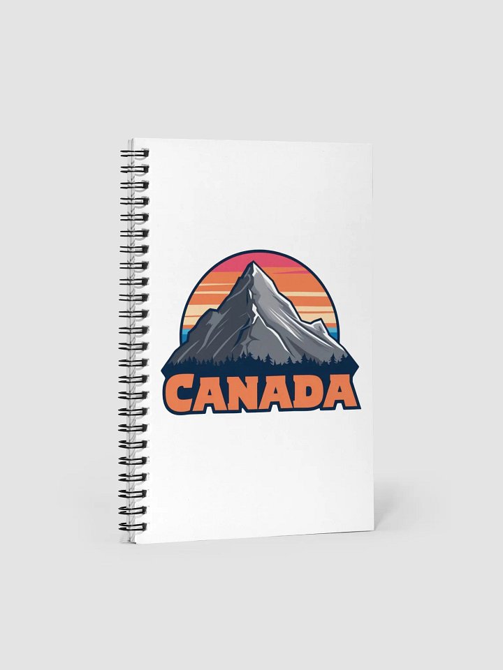 Canadian Sunrise Spiral Notebook product image (1)