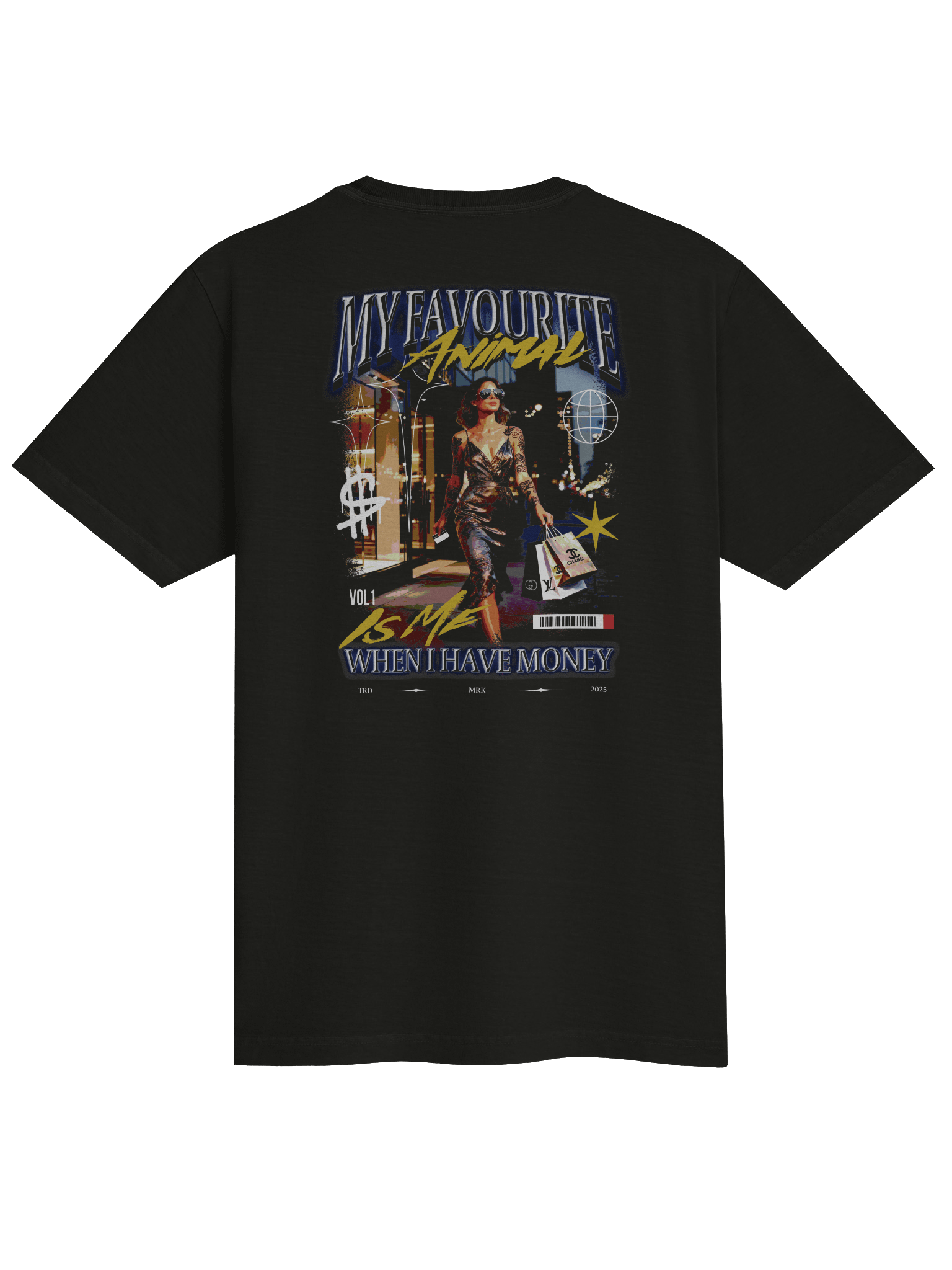 My Favorite Animal Bella+Canvas Unisex Oversized Garment-Dyed T-Shirt product image (2)