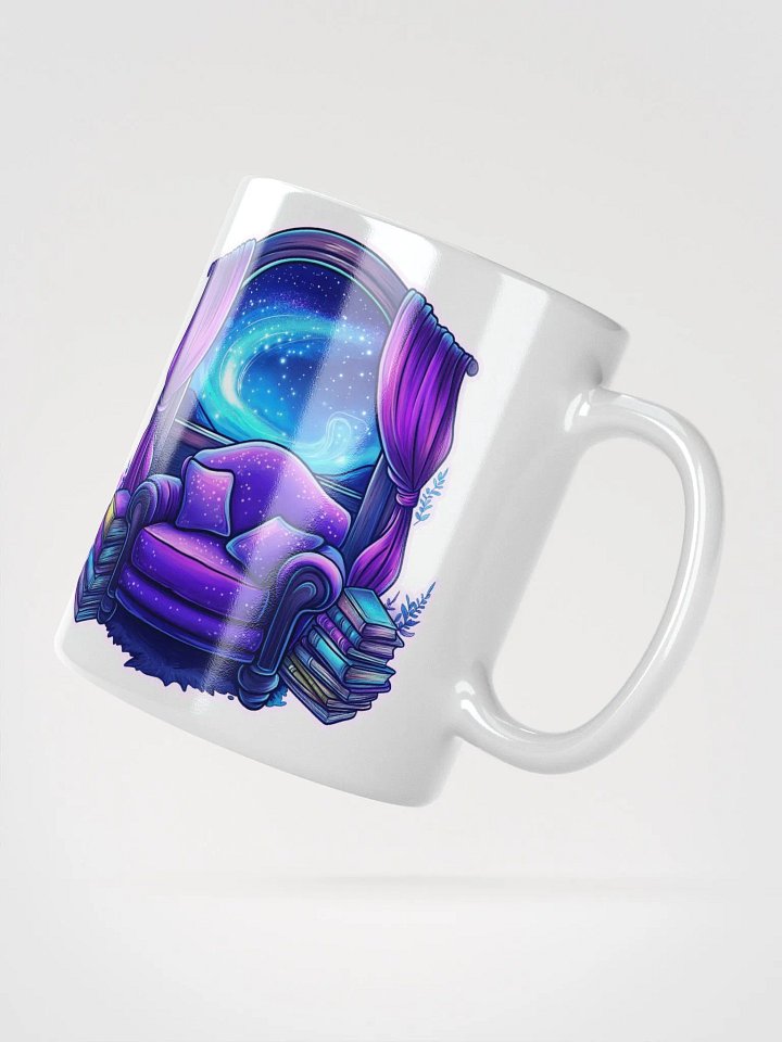 Starlit Reading Nook White Mug product image (6)