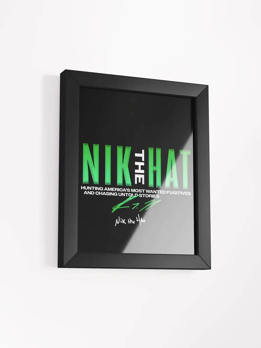 Nik The Hat | Framed Wall Art product image (1)