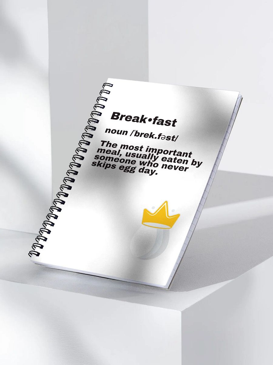 Breakfast Definition Note Pad product image (4)