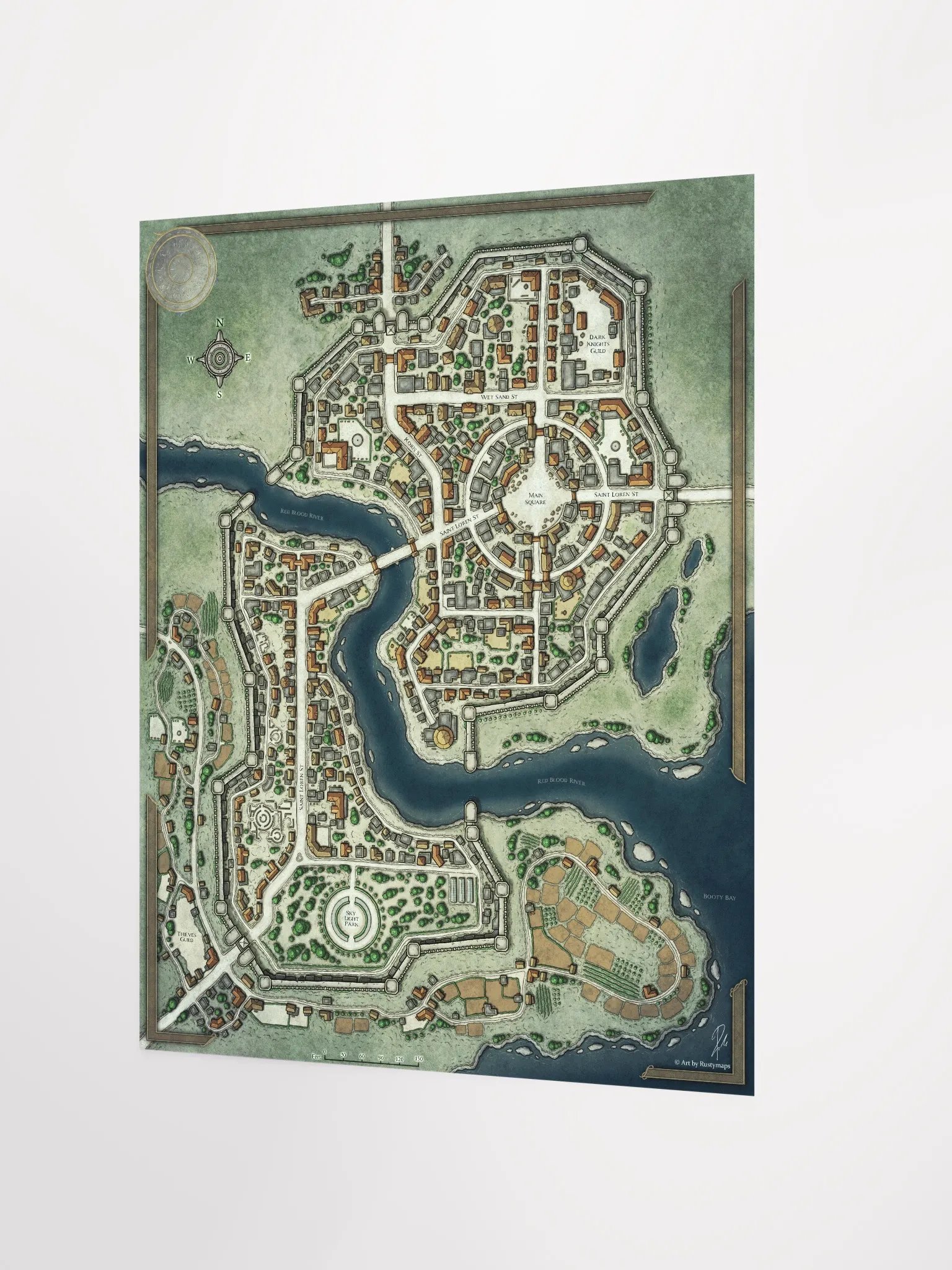 SHA'ALKHAR CITY POSTER 16'' X 20'' product image (2)