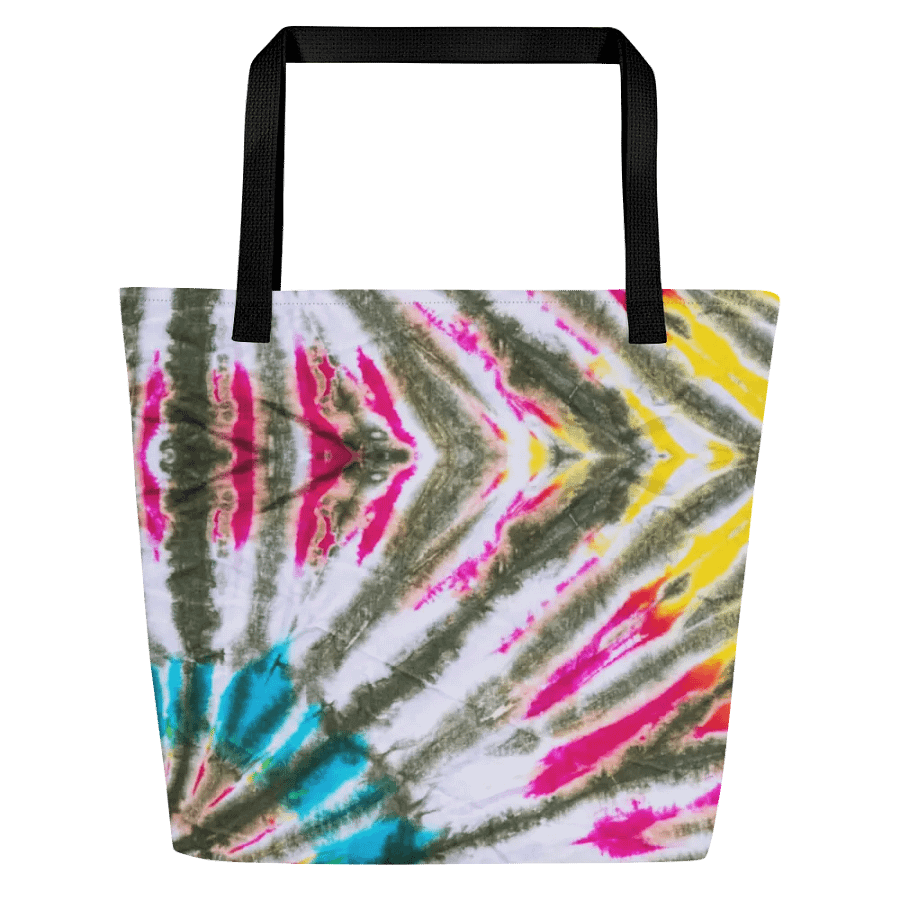 Cosmic Burst Spiral All-Over Tote Bag product image (1)
