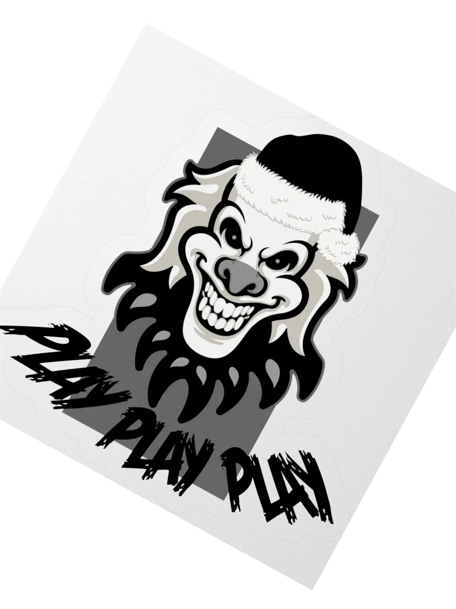 The Carn-evil Way PLAY PLAY PLAY Sticker product image (2)