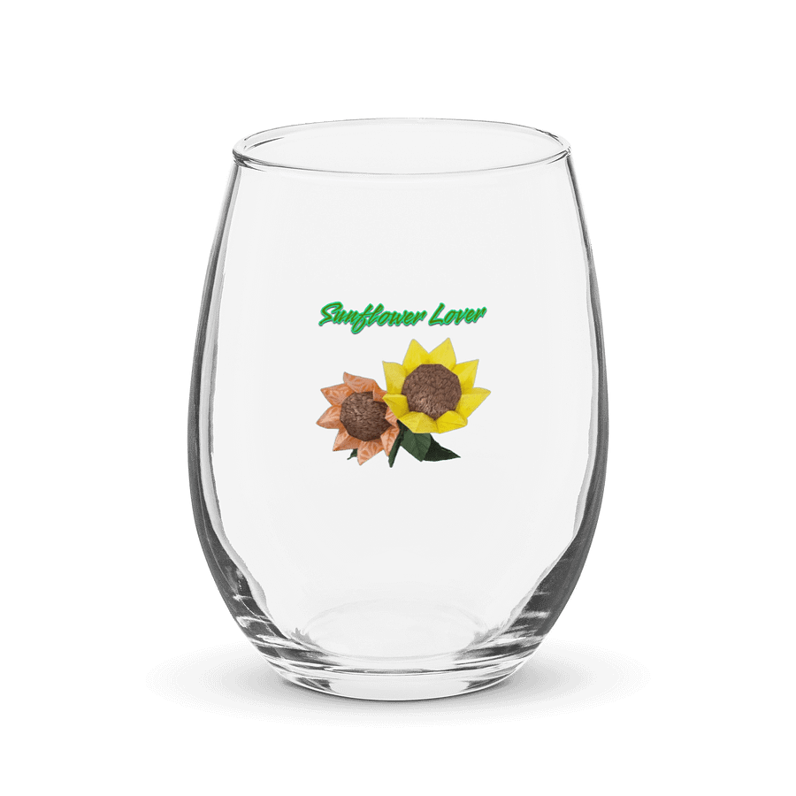 Origami Sunflower Stemless Wine Glass product image (1)