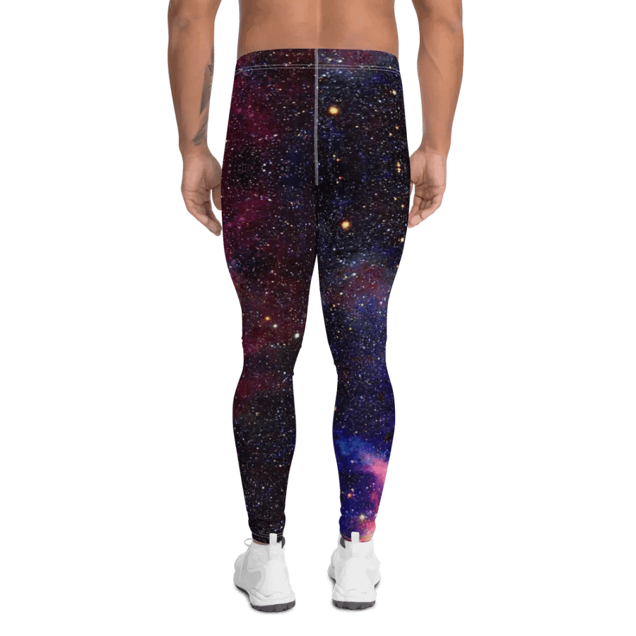 Allover-Print Leggings für Herren, Galaxy product image (3)