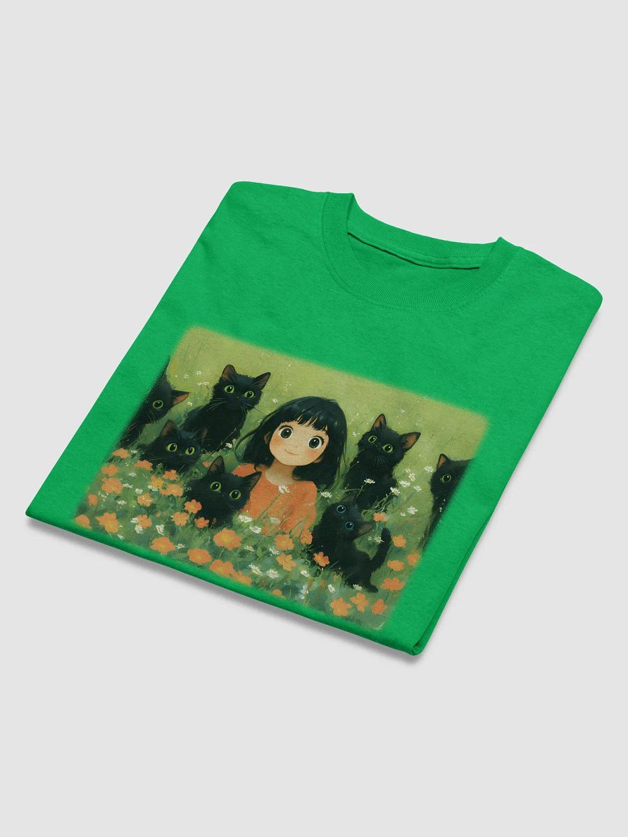 Cats with flowers, and a girl product image (12)