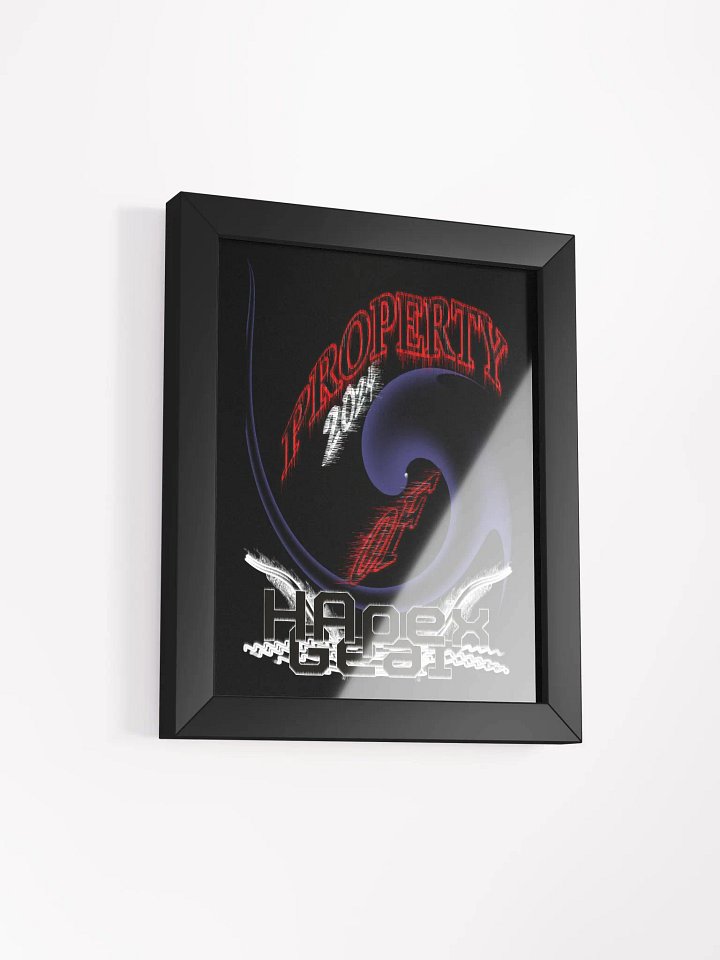 New Property Of HApex Gear 2024 Framed Black High-Quality Poster product image (2)
