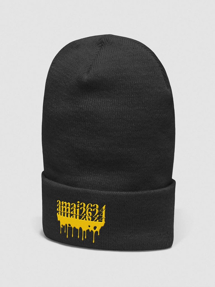 Amai2624 Wax Drip Embroidered Beanie product image (8)