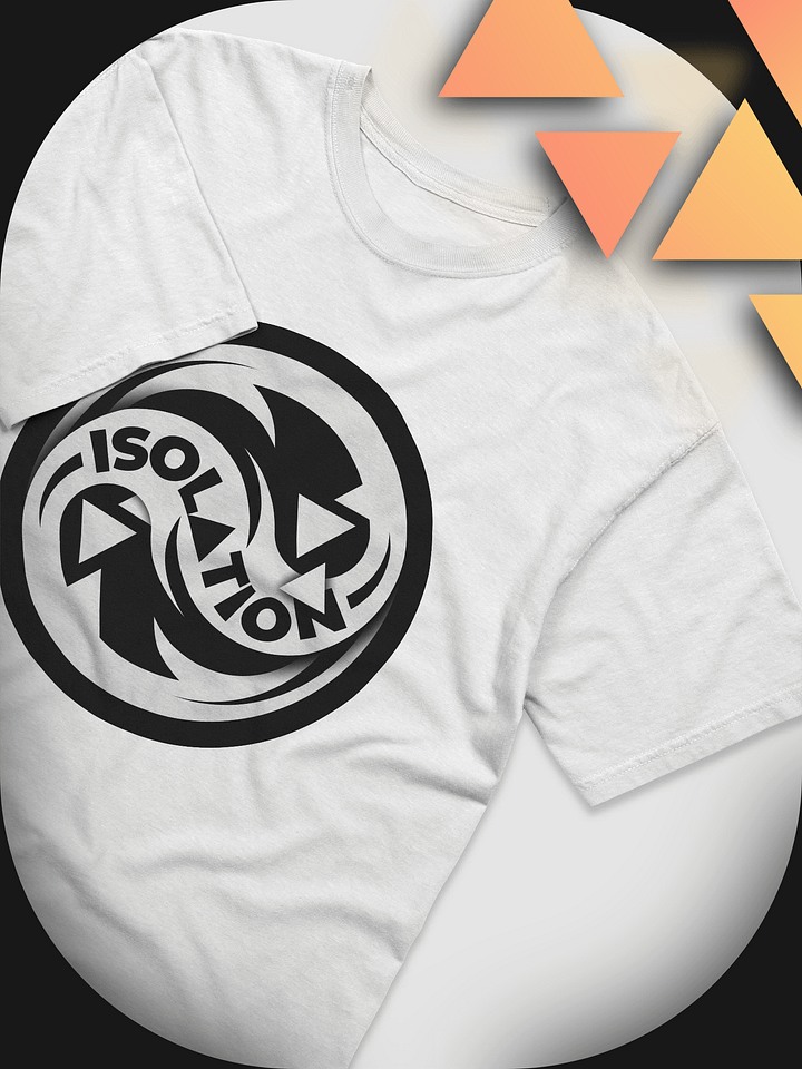 ISOL▲TION — 2024 — LOGO & TEXT (LARGE) — HEAVYWEIGHT T-SHIRT — B&W product image (1)