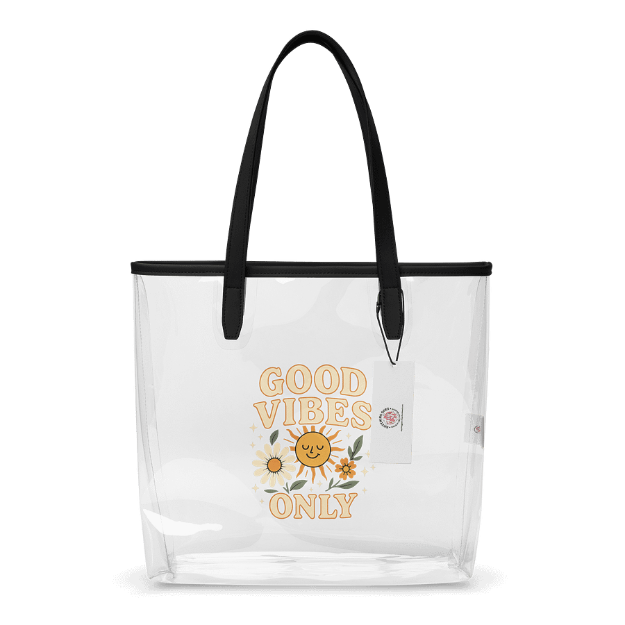Sunshine Vibes Clear Tote Bag product image (1)
