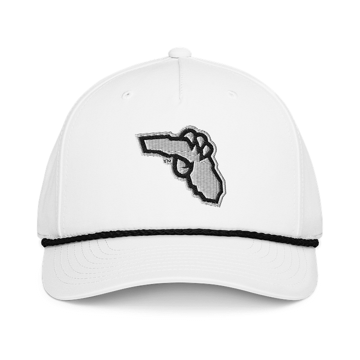 Black and White Florida Talon Rope Hat product image (1)
