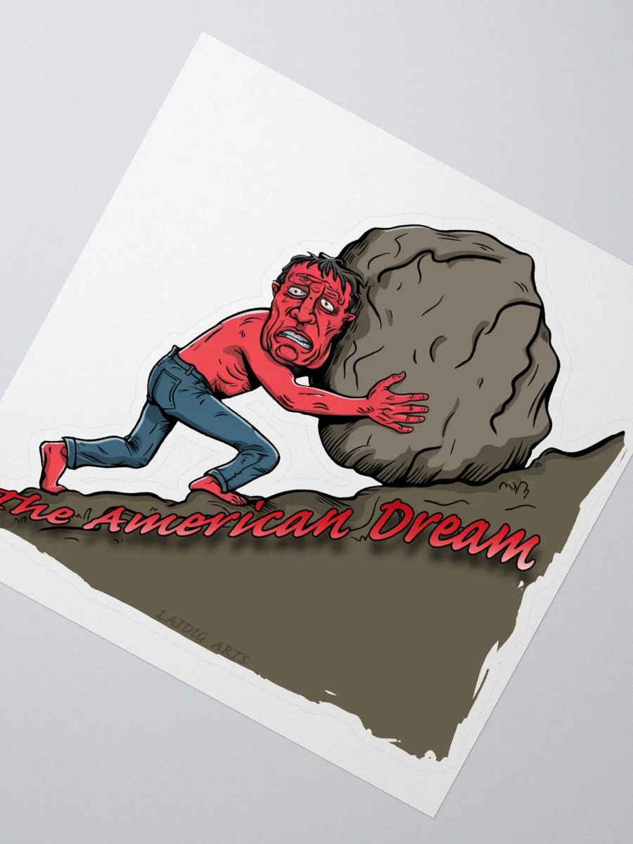 Sisyphus and the American Dream Sticker product image (6)