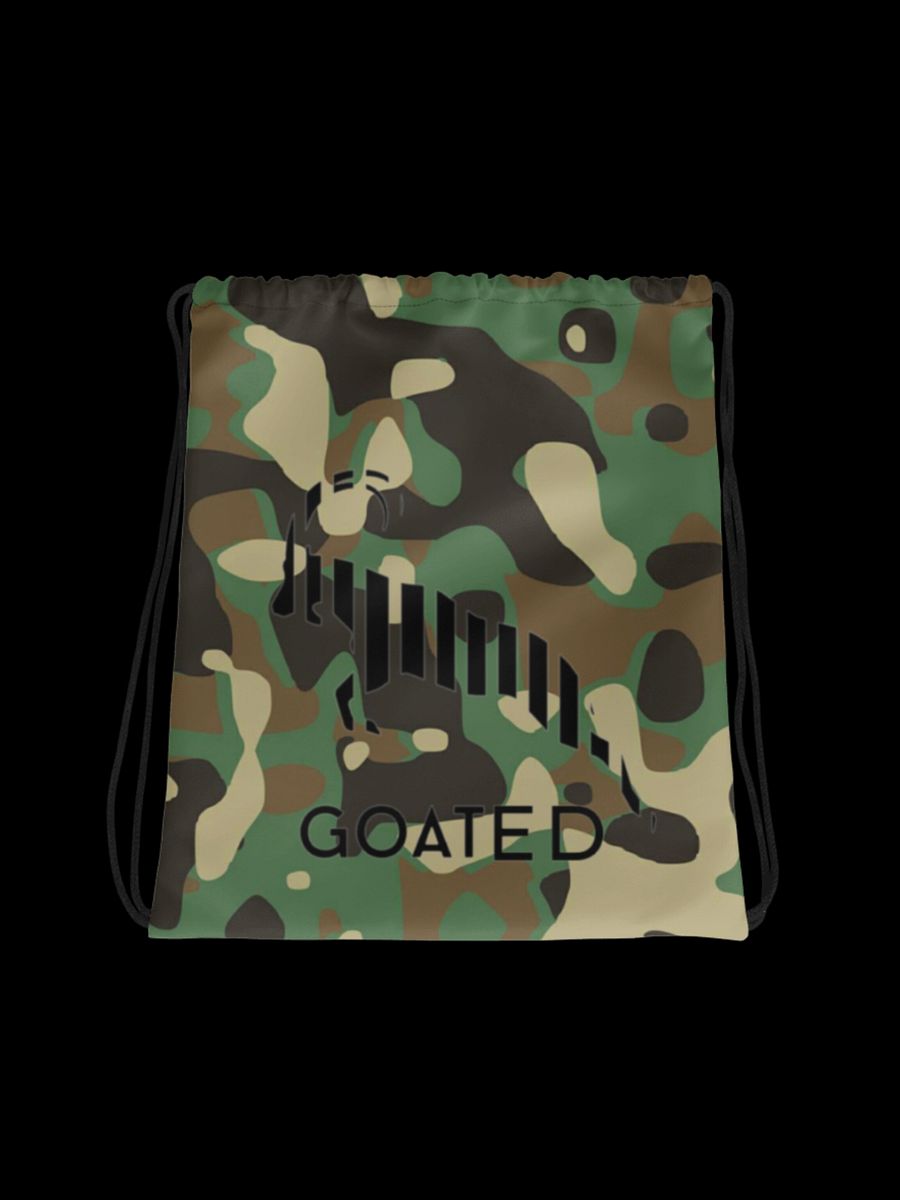 GOATED SPORTS® Camouflage Drawstring Bag product image (1)