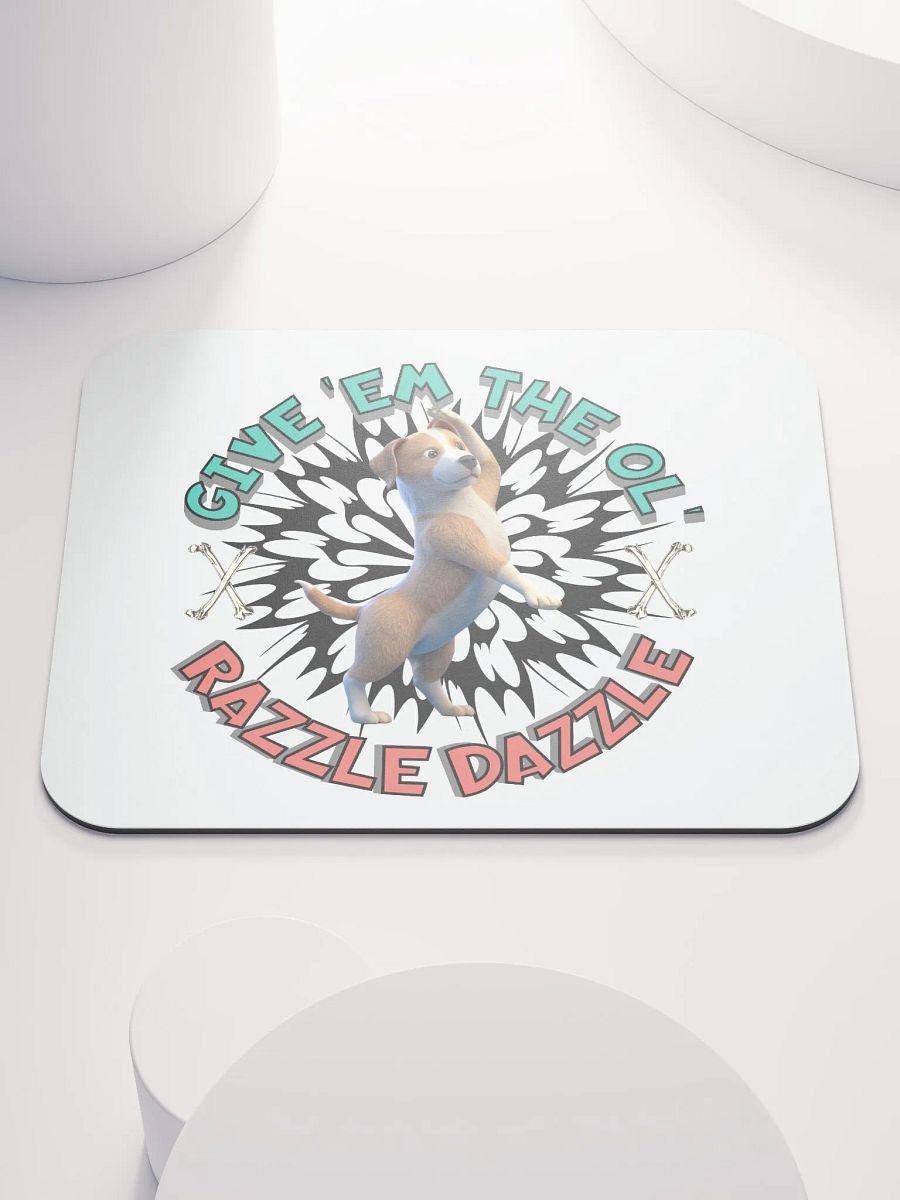 Razzle Dazzle Dog Mouse Pad product image (1)