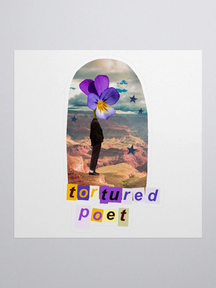 Tortured Poet Sticker product image (1)