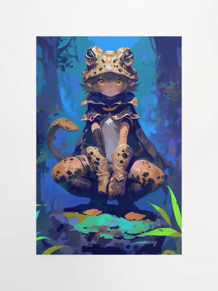 Enchanted Frog Girl Fantasy Poster product image (4)