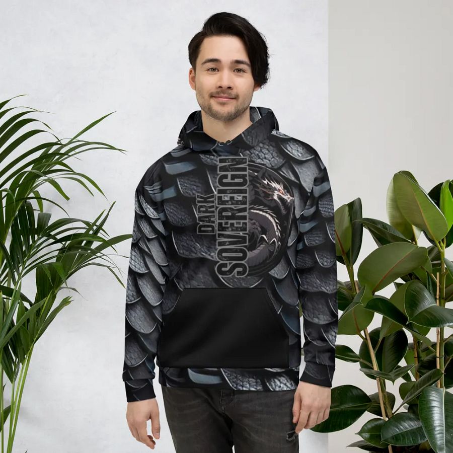 the DARK SOVEREIGN blxkdragon signature stealth hoodie product image (4)