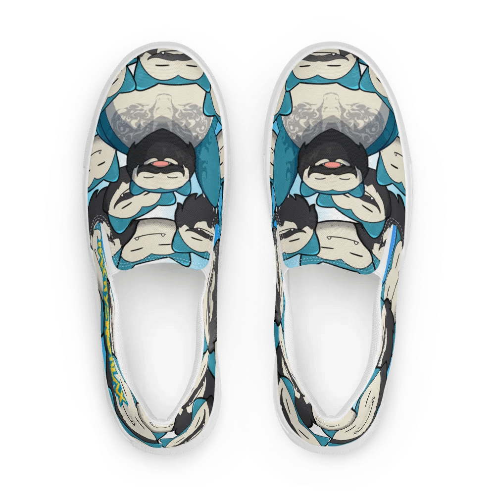 Hairy Snorlax Men's Slip-On Shoes product image (1)