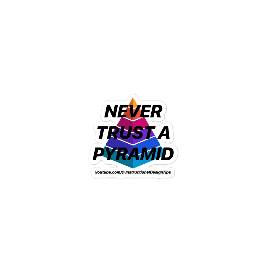 Never Trust a Pyramid Magnet product image (1)