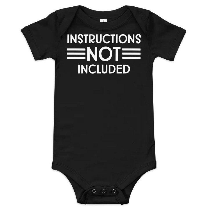 “Instructions Not Included” Baby One-Piece product image (1)