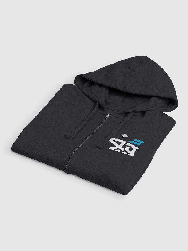 Modern Polar Bear Zip Up Hoodie