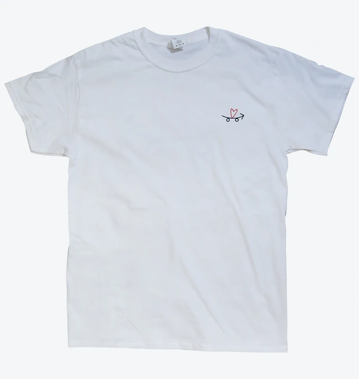 logo tee white product image (1)