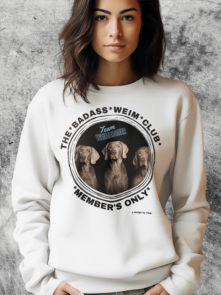 The Badass Weim Club - Cotton Heritage Premium Sweatshirt product image (1)