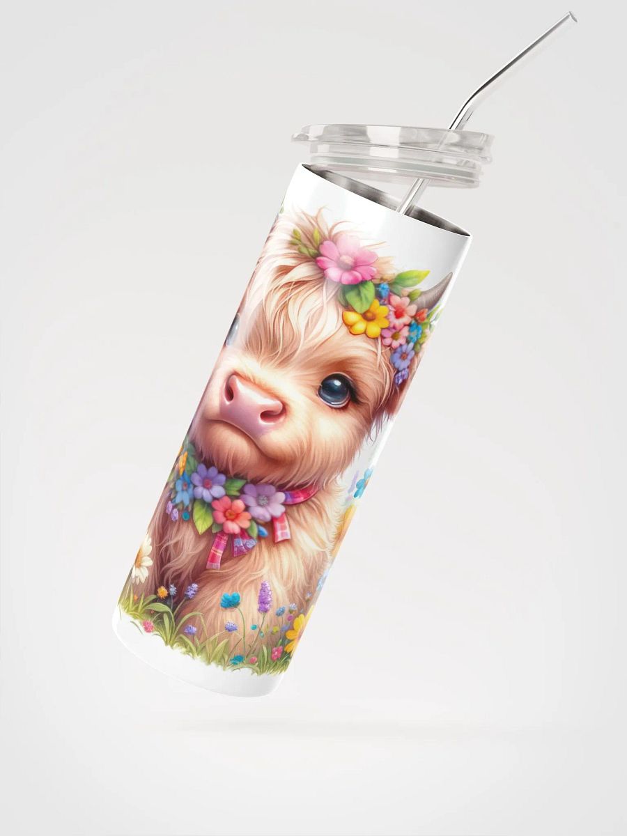 Whimsical Highland Cow Stainless Steel Tumbler product image (3)