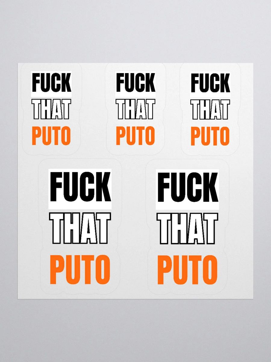 FTP w/o hair Stickers product image (2)