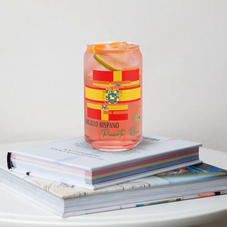 Vaso de cristal - Orgullo Hispano Puerto Rico product image (4)