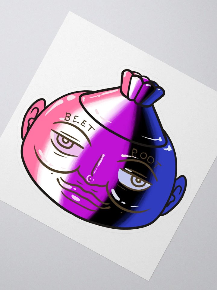 Genderfluid Poot bubble free stickers product image (2)