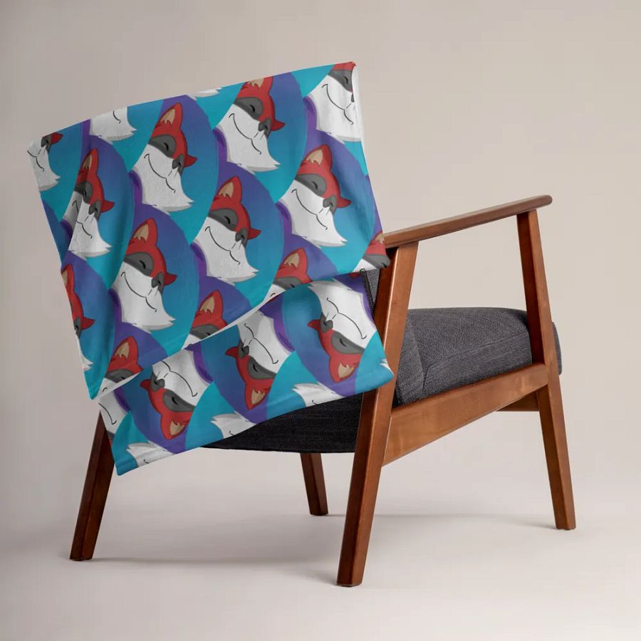 Red Trash Panda Love Blanket product image (15)