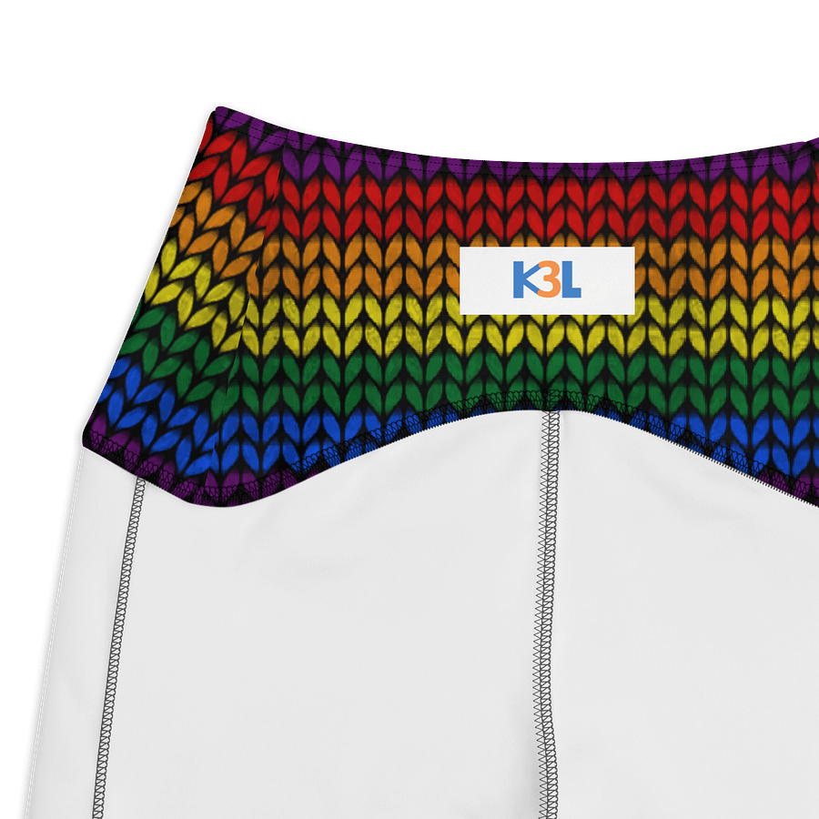 Rainbow Fnit Leggings with Pockets product image (3)