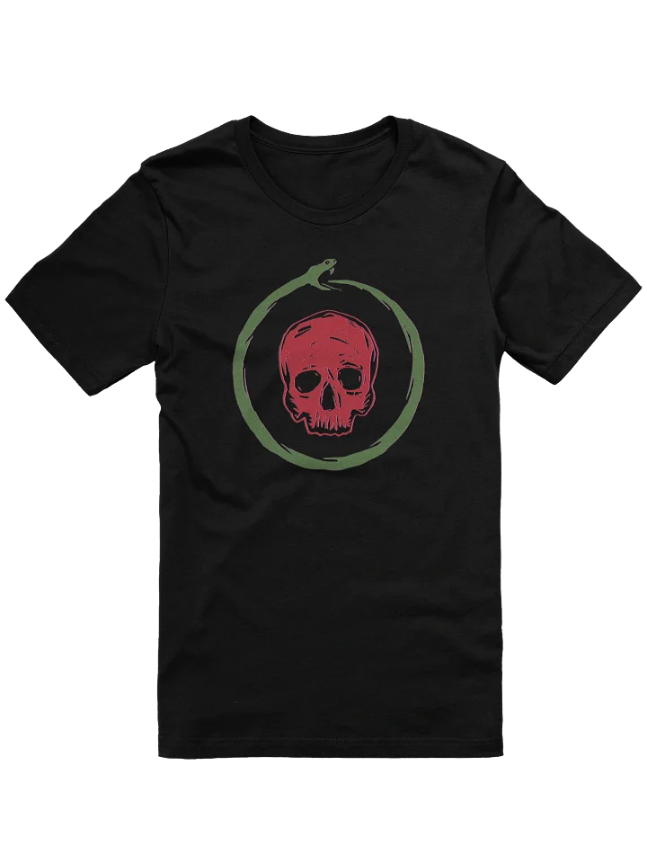Ouroboros T-Shirt - Red and Green On Black product image (1)
