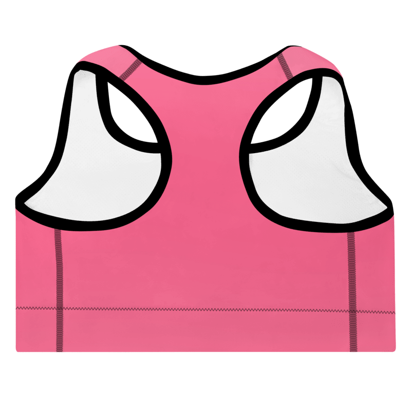 XPRESSACTIVE Pink All-Over Print Padded Sports Bra product image (4)