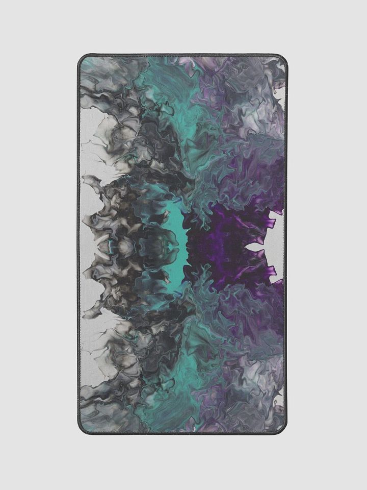 Acrylic Pour Printed 12 x 22 Desk Mat - Original FCCA Design product image (1)