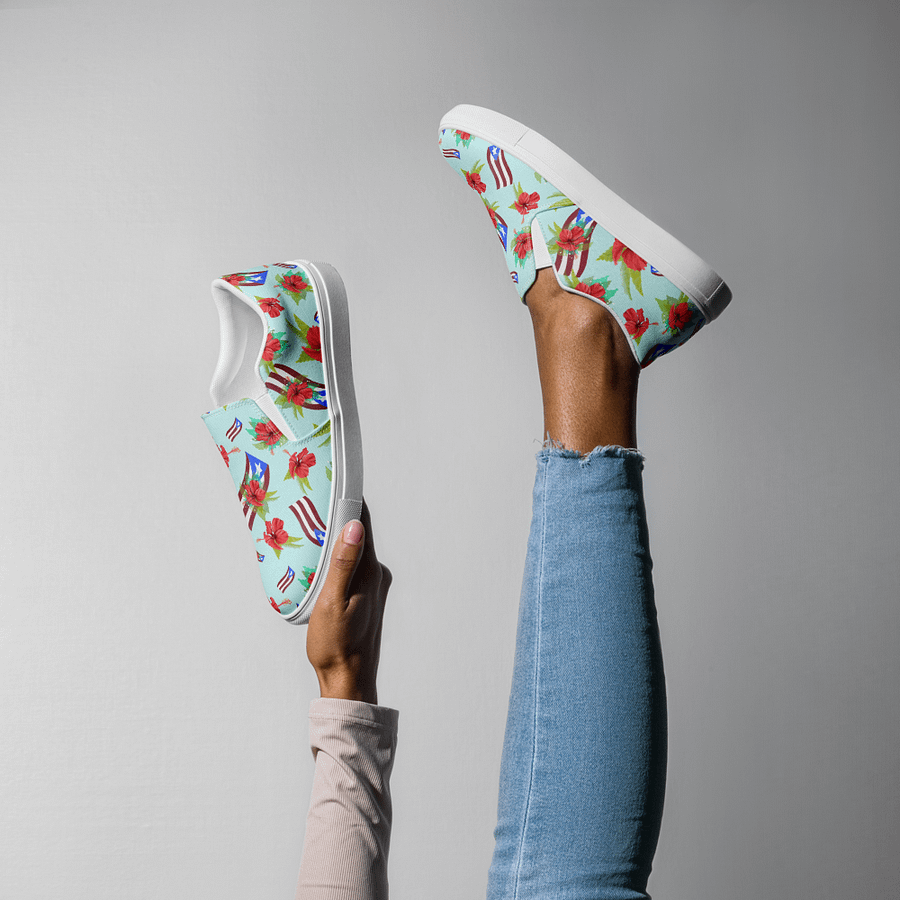 Puerto Rican Pride Slip-Ons product image (1)