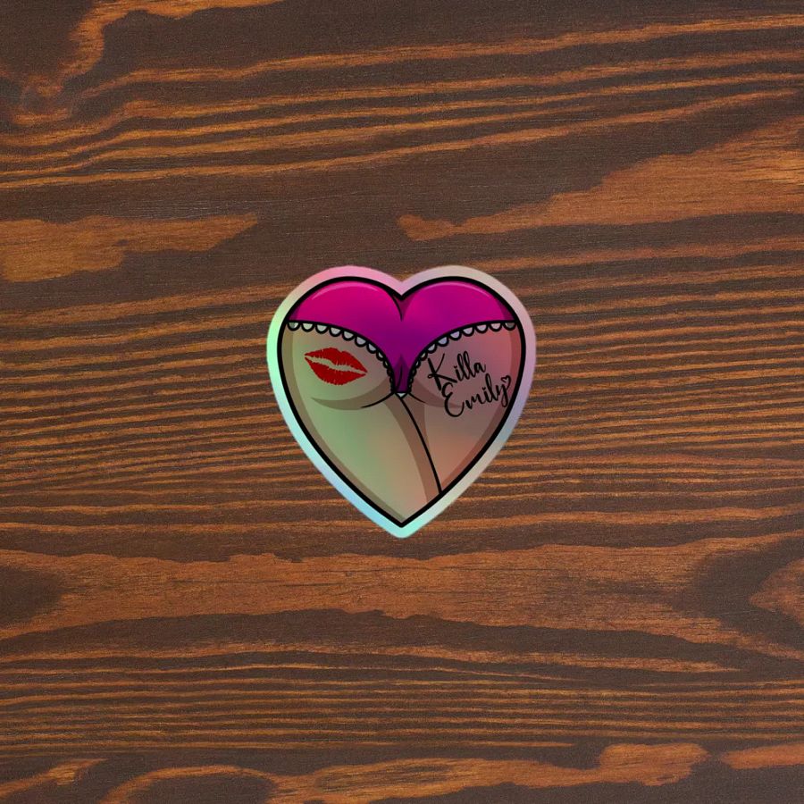 HEART BUTT STICKER product image (5)