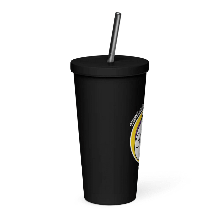 Round and Proud Manul Pride Intersex Version - Insulated Tumbler product image (8)