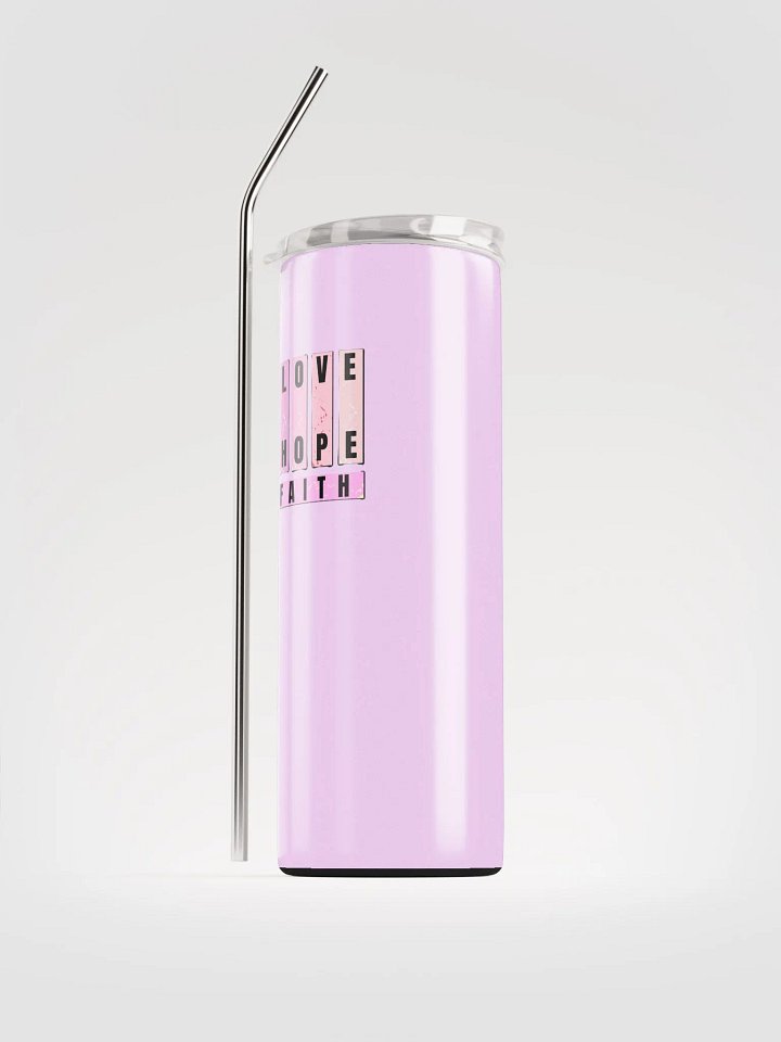 Tri-Panel Love, Hope & Faith Tumbler product image (1)